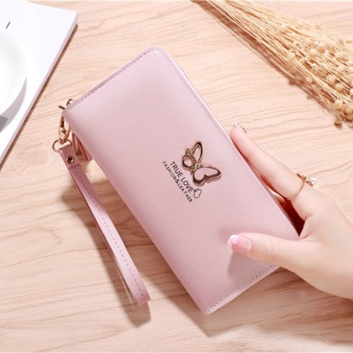 PINK Bifold Wallet with Street Style