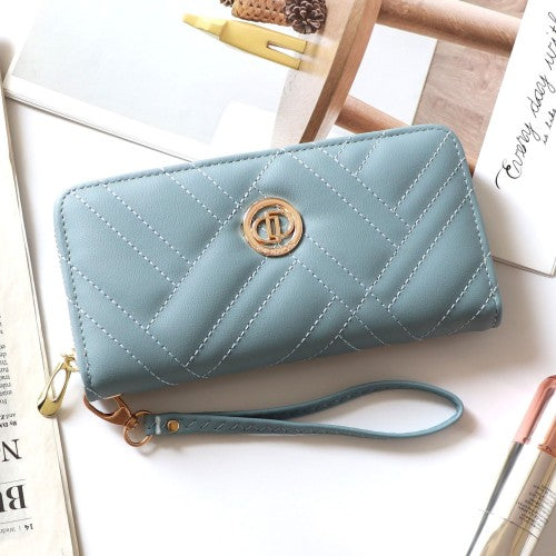 LIBLUE Vintage European Style 2-Fold PU Leather Wallet