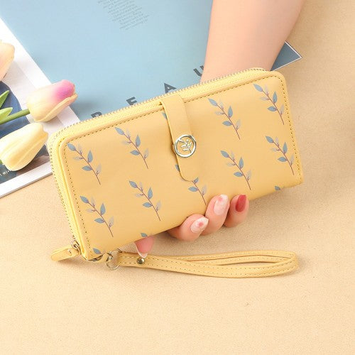 YELLOW Minimalist Bifold Purse