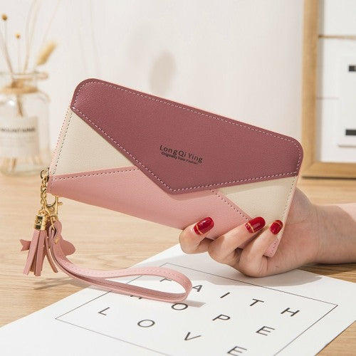 LIPINK Stylish Tri-Fold PU Leather Wallet