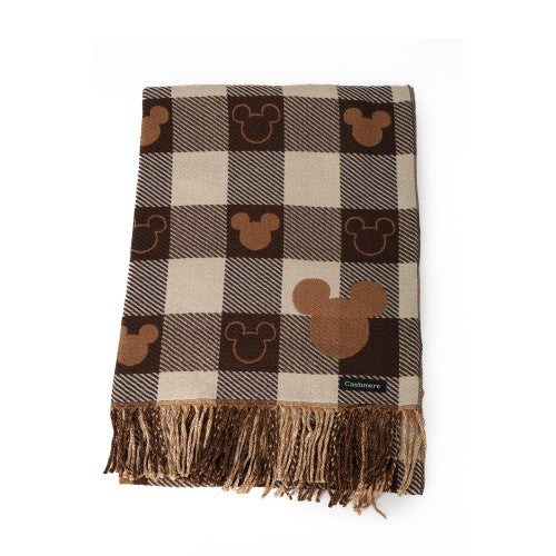 Playful Checked Cashmere women Scarf