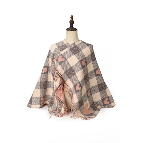 Playful Checked Cashmere women Scarf