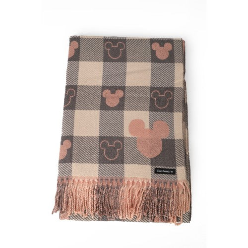 Playful Checked Cashmere women Scarf