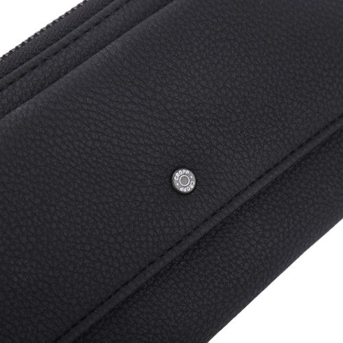 Luxe Black PU Zip women Wallet