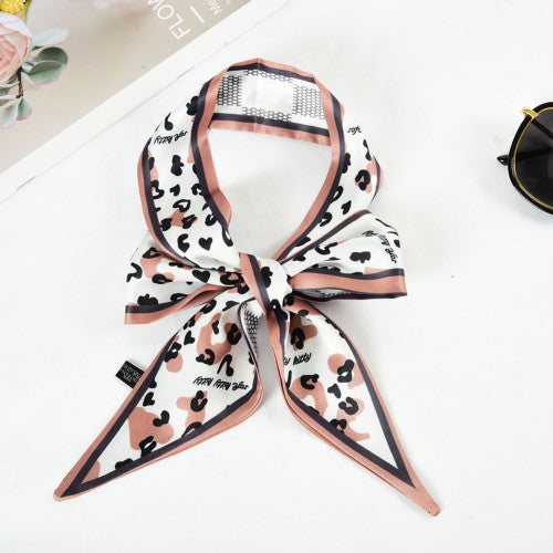 SF1272-BRN Attractive Fashion Style Leopard Print Long Scarf