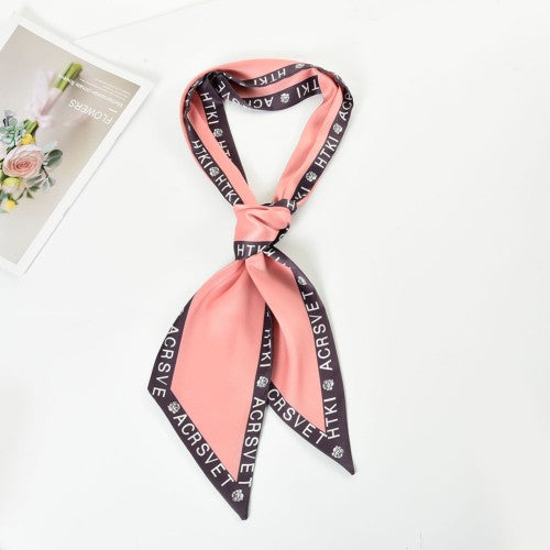 SF1275-PINK Attractive Fashion Style Scarf Letter Decorated