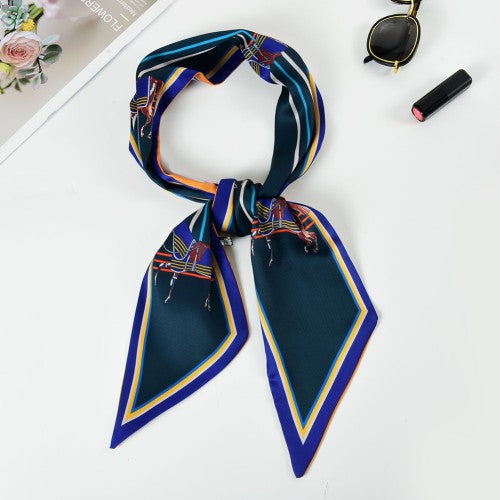 SF1277-NAVY Attractive Fashion Style Scarf Letter Decorated