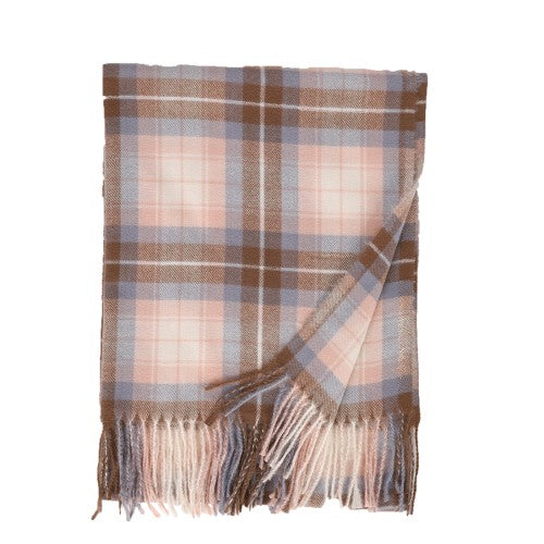 PINK Striped Warm Cashmere Scarf