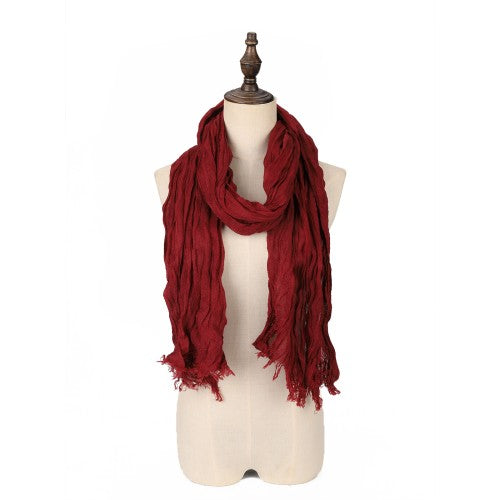 SF1622-RED Luxury Pashmina Scarf