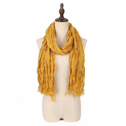 SF1622-YELLOW Luxury Pashmina Scarf