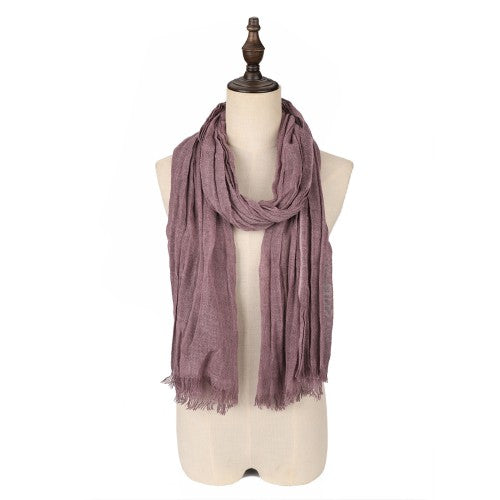 SF1624-PURPLE Luxury Pashmina Scarf