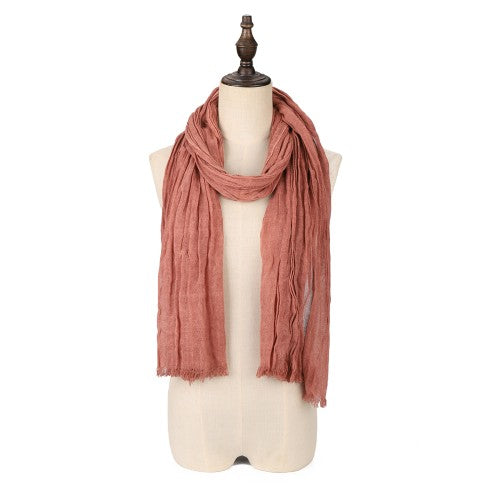 SF1624-RED Luxury Pashmina Scarf