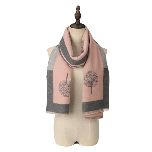 SF1800 PINK - Women's Fashion Winter Scarf