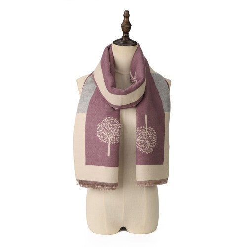 SF1800 PURPLE - Women's Fashion Winter Scarf