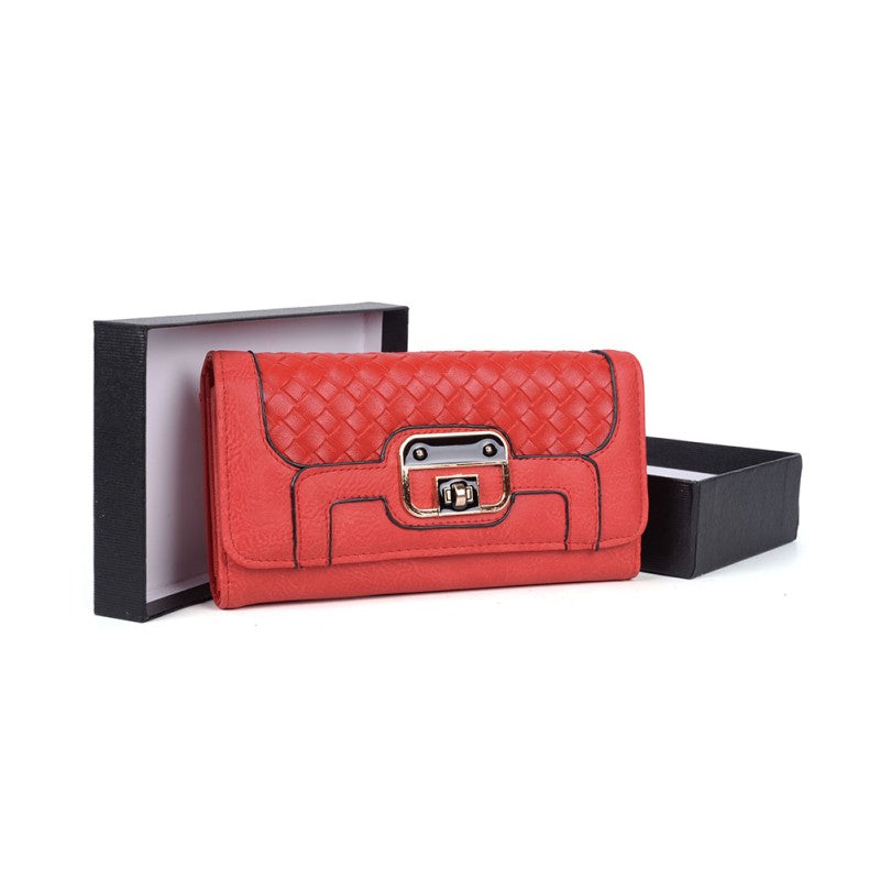 Woven Elegance Clutch women Wallet