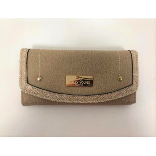 Khaki Flap Fashion Wallet