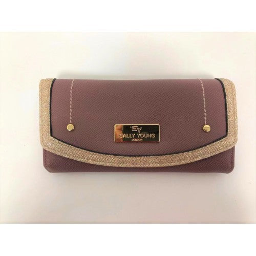 Purple Flap Fashion Wallet